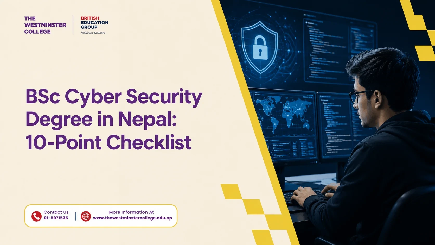 Should You Study BSc Cyber Security & Forensics Degree in Nepal? 10 Key Checklists to Help You Decide Image