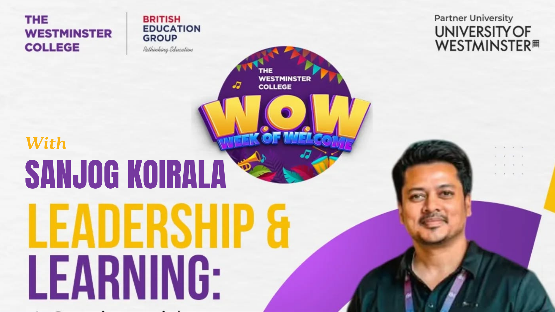 TWC WOW Welcomes Sanjog Koirala for Leadership & Learning Session Image